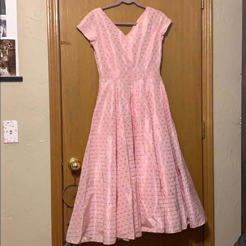 Pink Handmade Vintage Dress